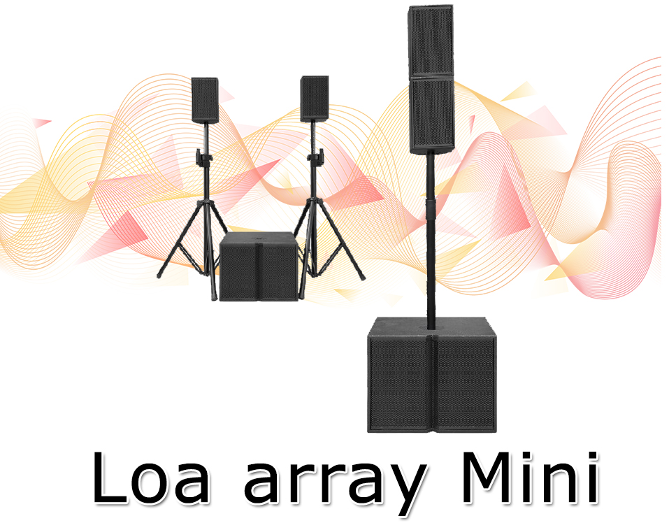 Loa array Mini chất lượng, chính hãng, hàng chuẩn, giá rẻ