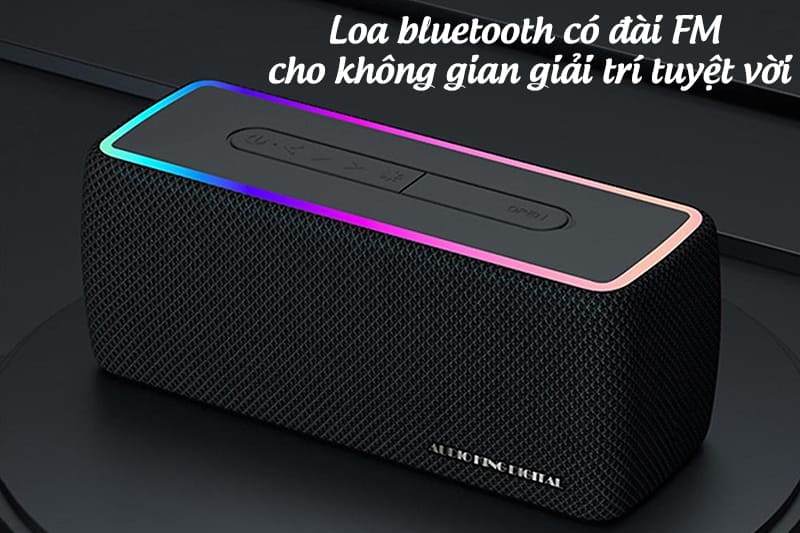 Loa bluetooth có đài FM mang tới cho người dùng những thông tin hữu ích, nghe nhạc giải trí,... 