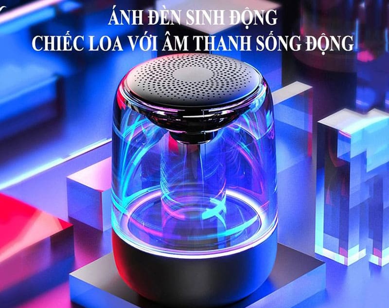 Loa bluetooth có đèn được thiết kế đặc biệt về cả âm thanh, hình ảnh và màu sắc