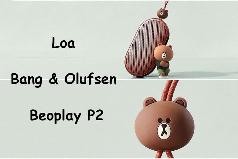 Loa bluetooth hình gấu Bang & Olufsen Beoplay P2: 4.791.000 VND