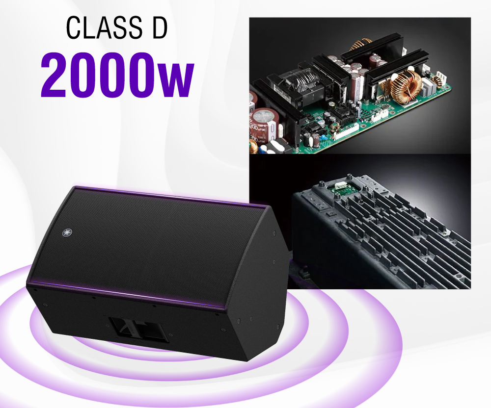 Loa DZR15-D có công suất khủng, cùng class D cao cấp, đánh âm hoàn hảo