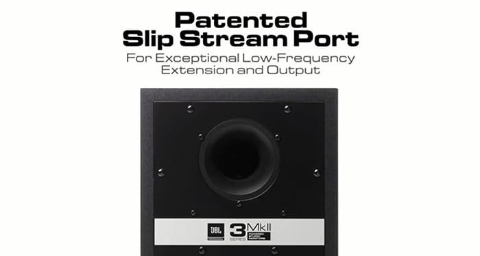 Loa sub JBL LSR 310S được tích hợp công nghệ Slip Stream