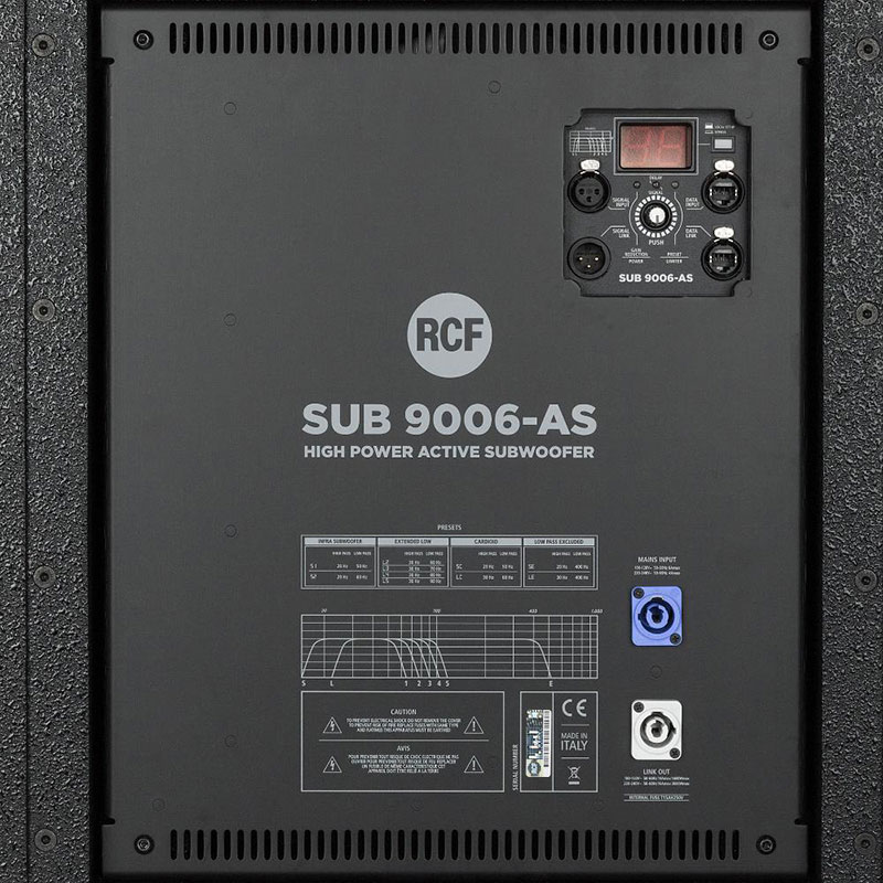 Loa SUB 9006-AS sở hữu tính năng điều chỉnh âm hiện đại