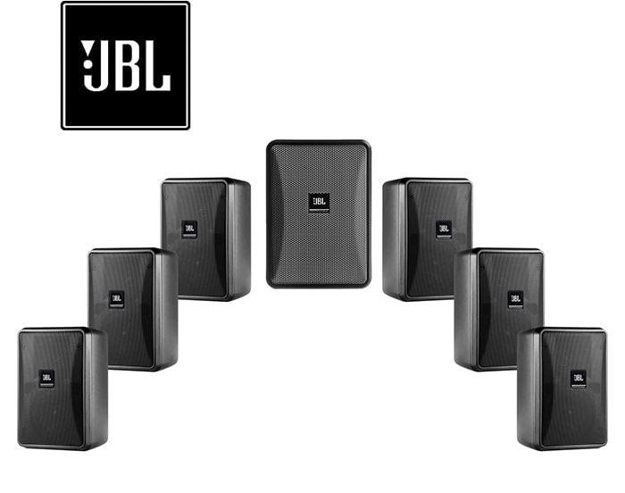 Loa treo tường JBL Control 23 1 có thiết kế đẹp mắt nhỏ gọn, hiện đại 