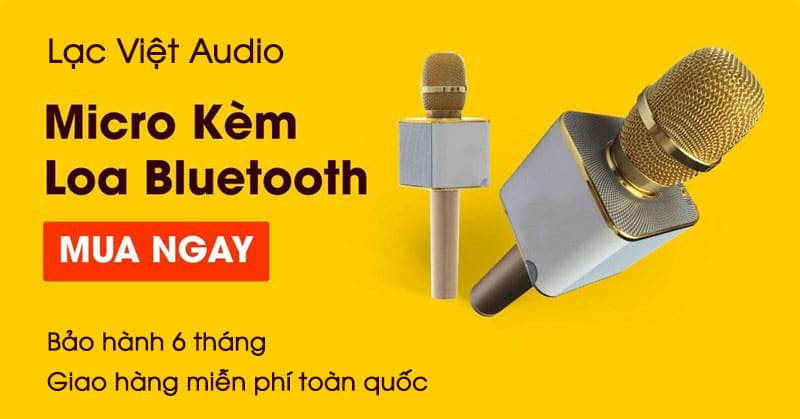 Lựa chọn mua mic kèm loa chính hãng, giá tốt tại Lạc Việt Audio