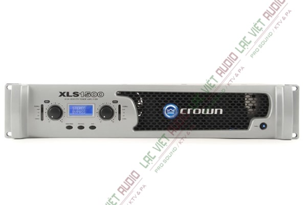 Mặt trước của cục đẩy Crown XLS 1500 Lạc Việt audio