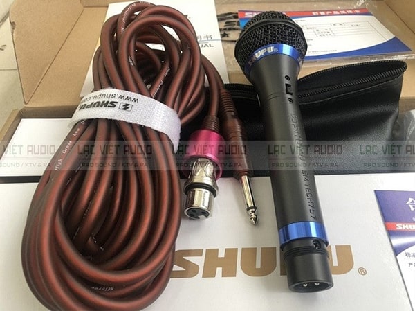 Bộ tay mic và dây dẫn của  micro Shupu SM-757