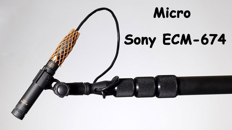 Micro shotgun Sony ECM-674: 8.900.000 VND