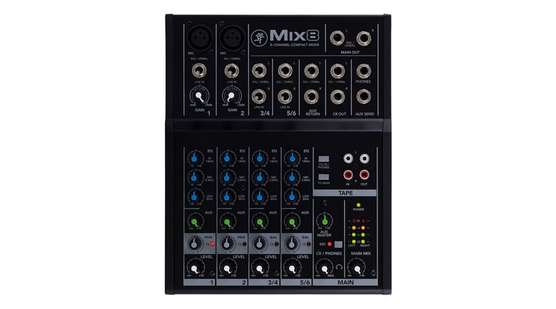 Các tính năng hiện đại của bàn mixer Mackie Mix 8