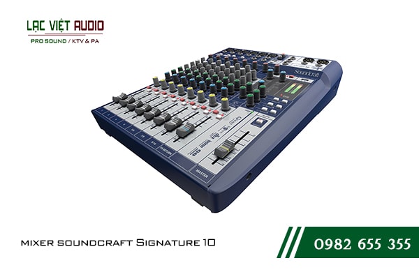 Giới thiệu về sản phẩm Mixer soundcraft Signature 10