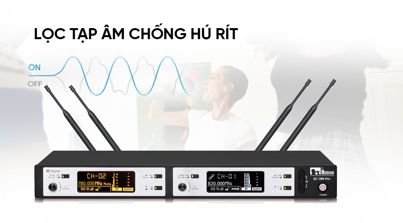 Nuoxun QT380 Pro cho âm thanh chất lượng, trung thực 