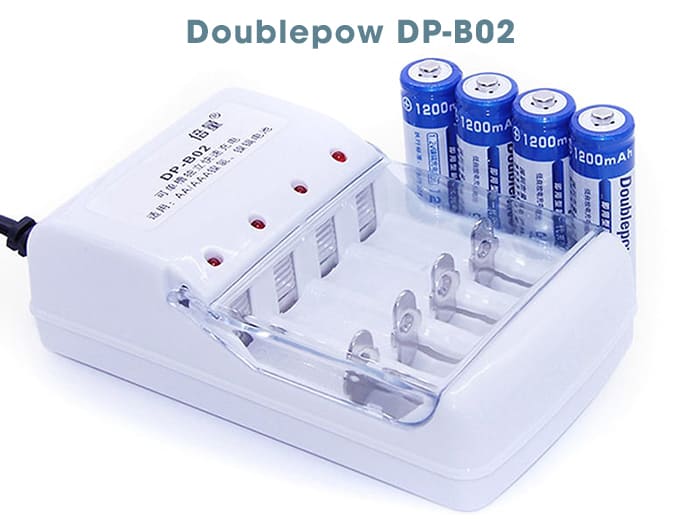 Bộ sạc pin không dây Doublepow DP-B02 -  4 viên