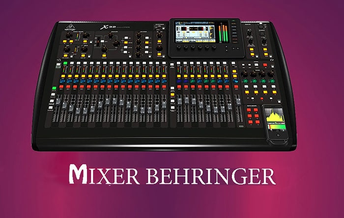 Thiết kế của bàn mixer Behringer hiện đại 