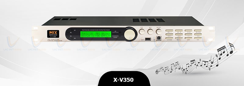 Thiết kế của vang số Mix X-V350 đơn giản, hiện đại