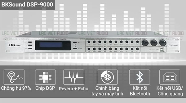 Mua vang số BKSound DSP 9000 chất lượng giá tốt tại Lạc Việt Audio