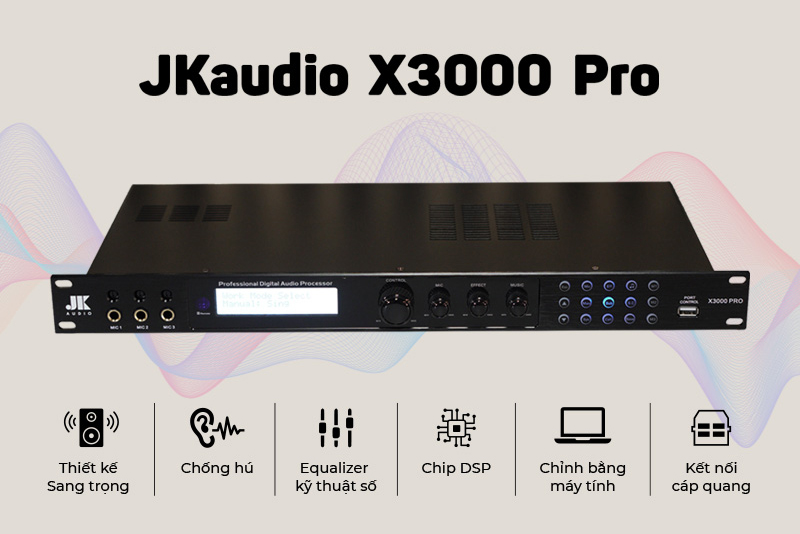 JKaudio X3000 Pro mang tới âm thanh chất lượng 